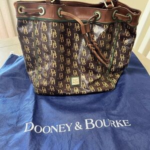 Dooney & Bourke Brown Monogram Tote Bag